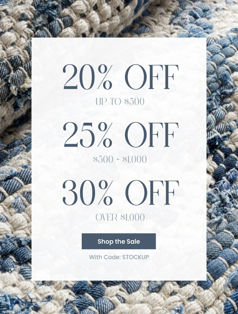 20% OFF+25 % OFF+ 30% OFF