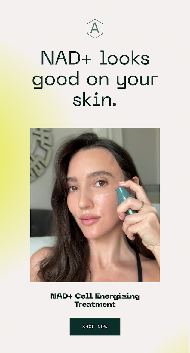 NAD+ looks good on your skin. NAD+ cell Energizing treatment. Shop Now