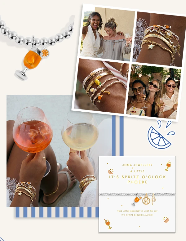 A Little Vibes 'It's Spritz O 'Clock' Bracelet