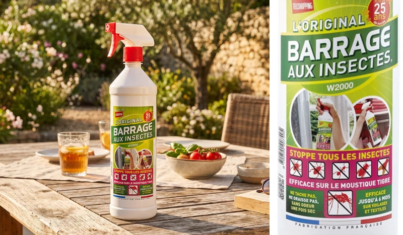 Barrage aux insectes