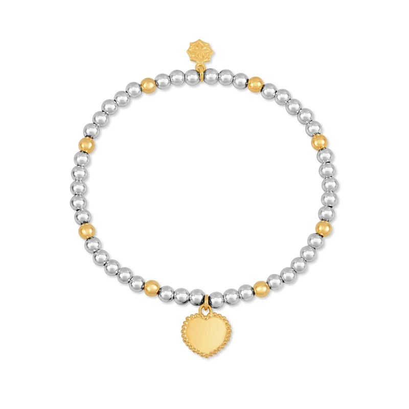 Image of Dotty Heart Misanga Bracelet