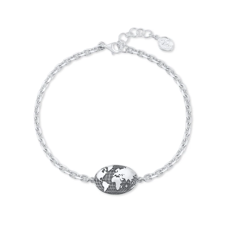 Image of Men's One World Talisman Chain Bracelet