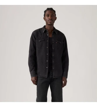 Camisa Barstow Western negro