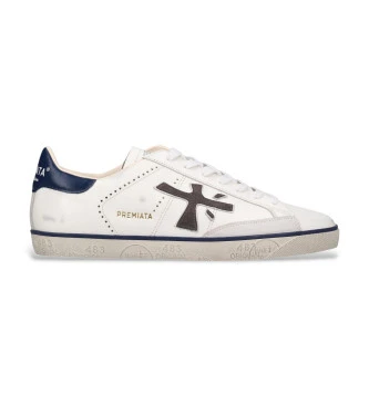 Zapatillas de piel Steven blanco