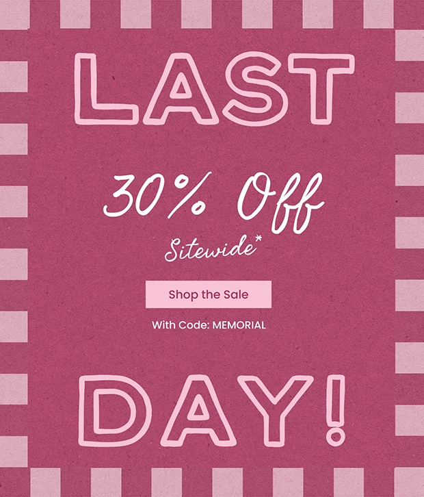 LAST DAY 30% OFF