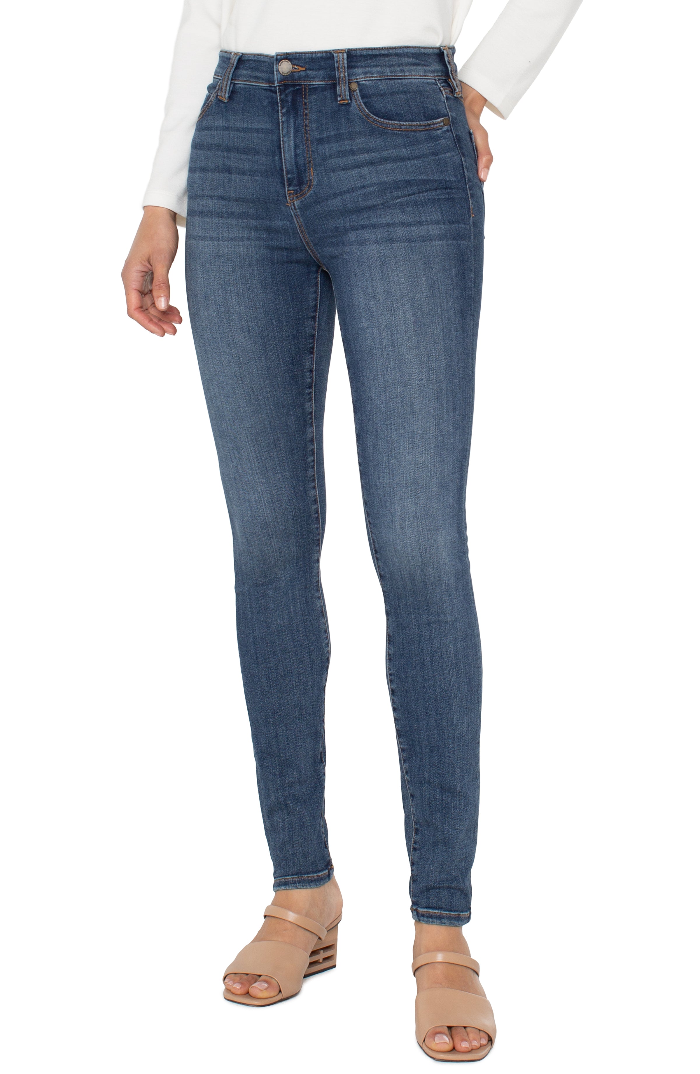 Image of ABBY SKINNY HIGH PERFORMANCE ECO DENIM