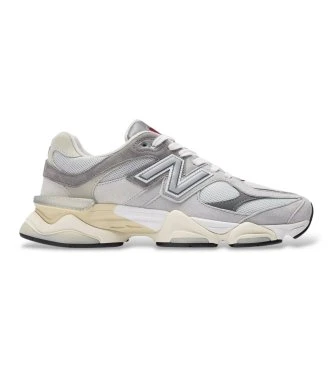 Zapatillas de piel 9060 gris