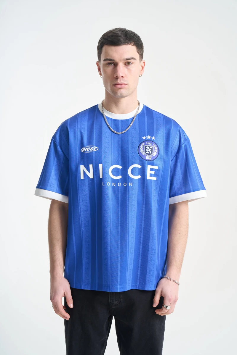 Image of NICCE Mens Legend Football Shirt | Blue