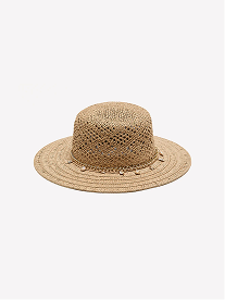 ladies-hat-paper-straw-seashell-charms-495443