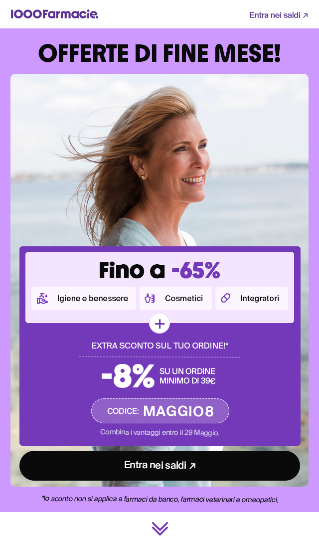 Saldi di Fine Maggio