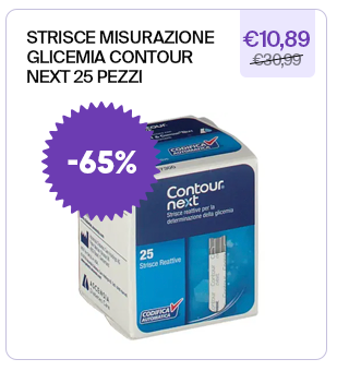 STRISCE MISURAZIONE GLICEMIA CONTOUR NEXT 25 PEZZI