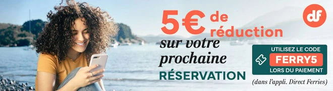 Petit bonus spécial jour de paie: 5€ de réduction sur votre prochain ferry!