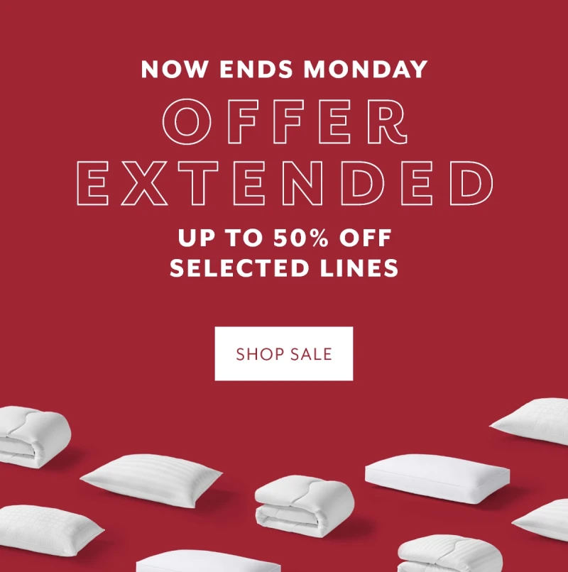 up to 50% off selected lines