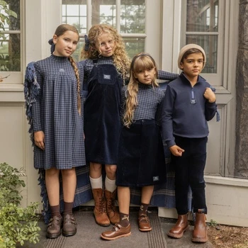 AP AW26 Navy Blue Corduroy Colle...