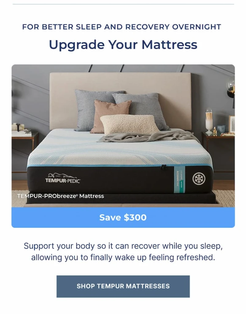 for better sleep and recovery upgrade your mattress