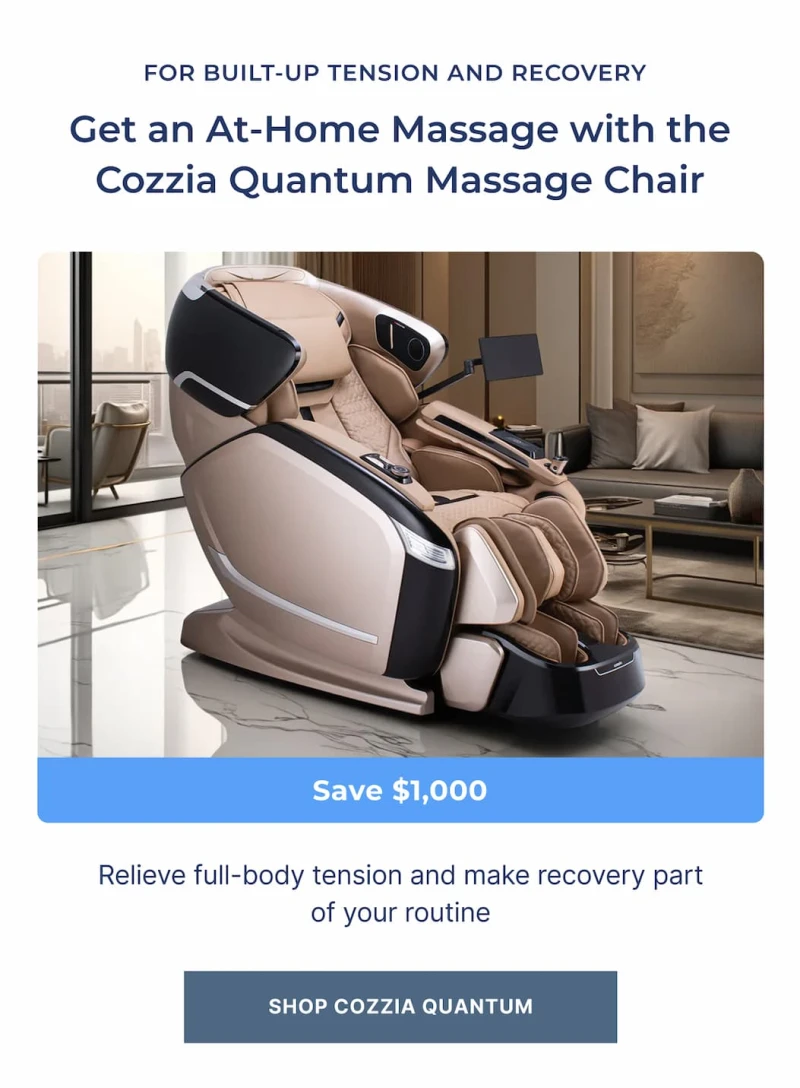for built up tension and recovery get an at home massage chair