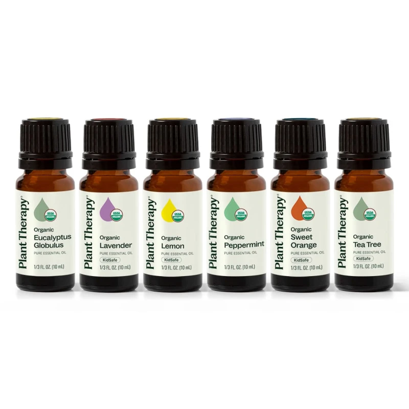 Image of Top 6 Organic Singles Essential Oil Set