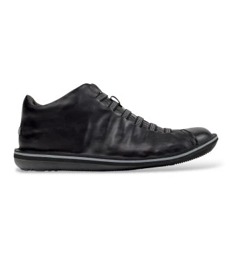 Zapatillas de piel Beetle negro