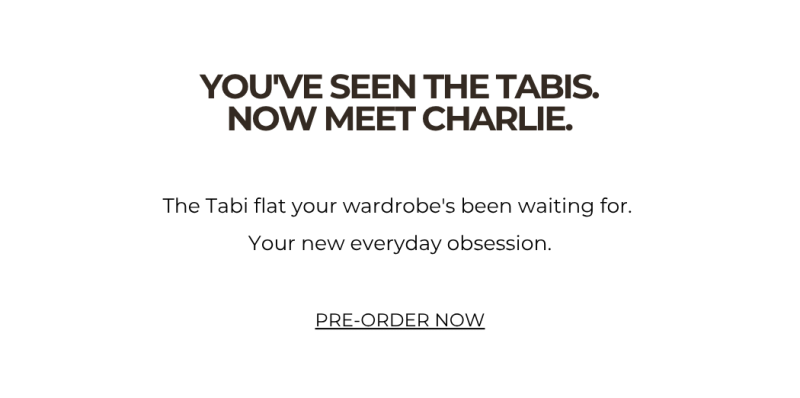 PRE ORDER CHARLIE