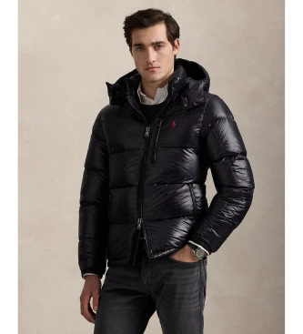 Chaqueta Gorham brillante de plumón marino oscuro