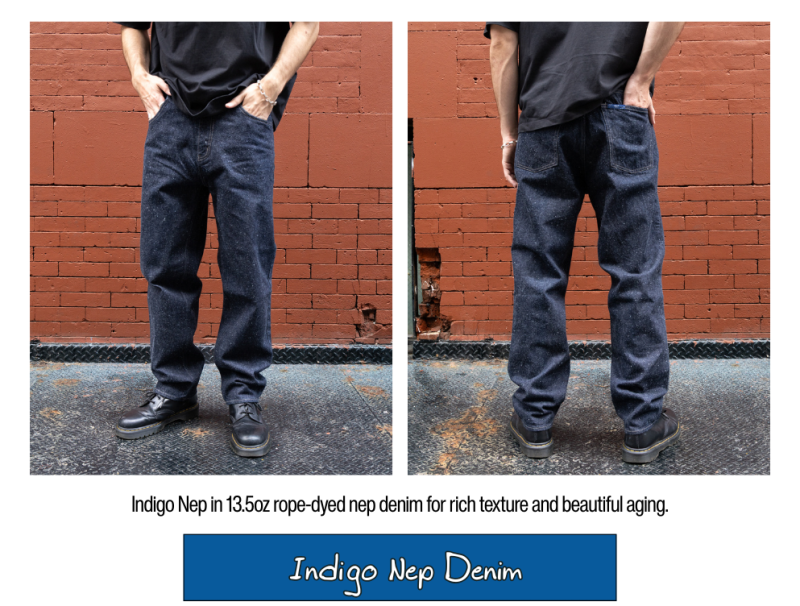 Loose - Indigo Nep Denim (Blue in Green Exclusive) Regular price