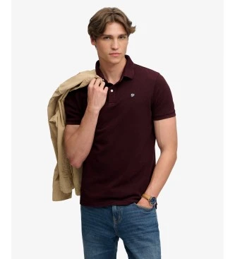 Polo Vintage Destroy burdeos