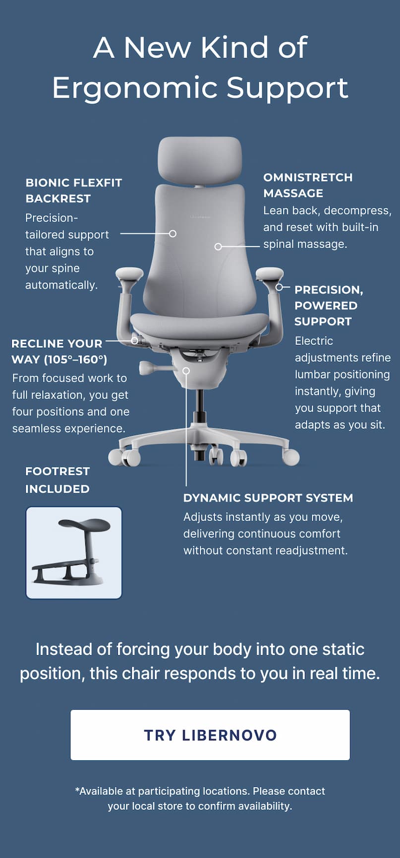a new kind of ergonomic support try in store