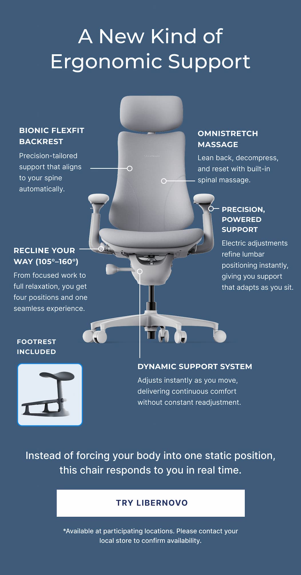 a new kind of ergonomic support try in store