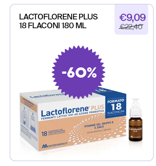 LACTOFLORENE PLUS 18 FLACONI 180 ML