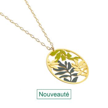 Le collier long Orabella dor&eacute;
