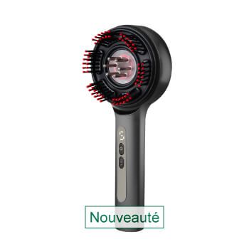 La brosse massante &eacute;lectrique pour soin capillaire
