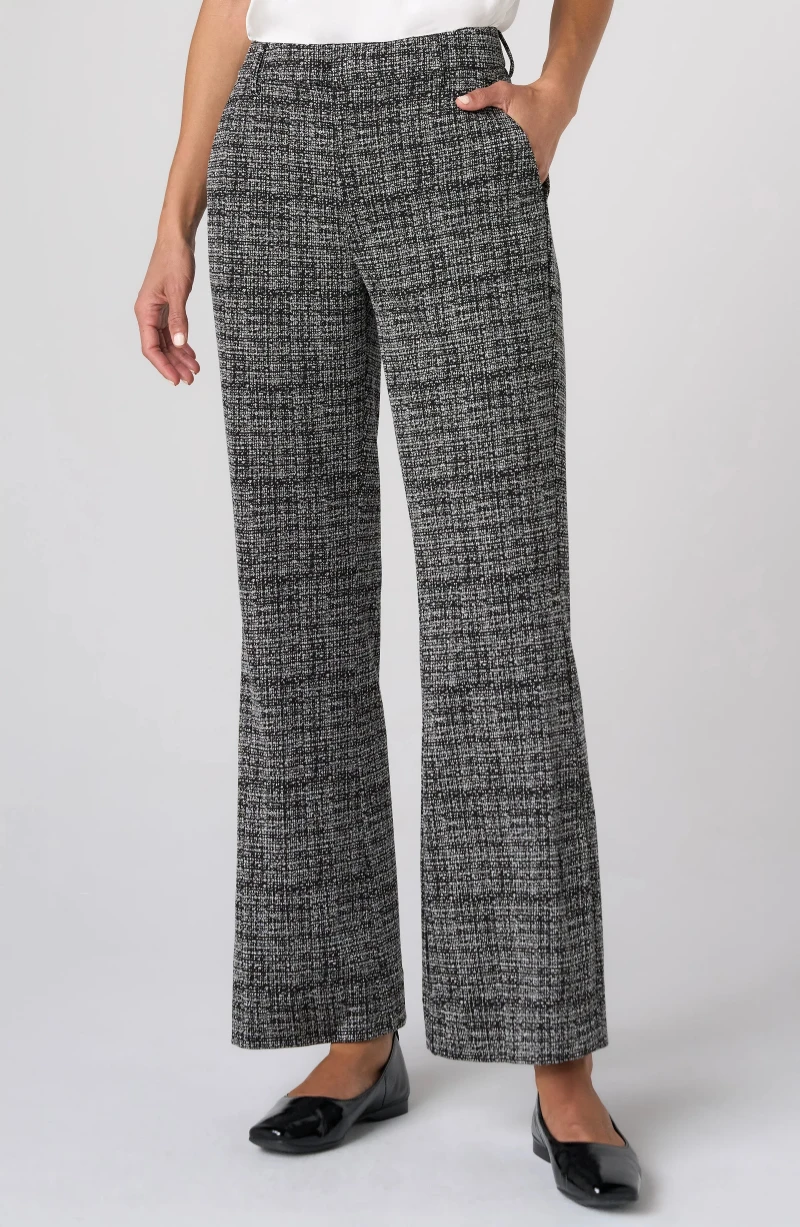 Image of ANKLE FLARE TROUSER W/ SLIT HEM
