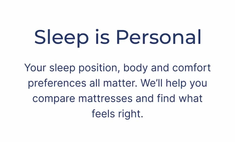 sleep is personal