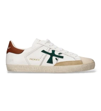 Zapatillas de Piel Steven blanco