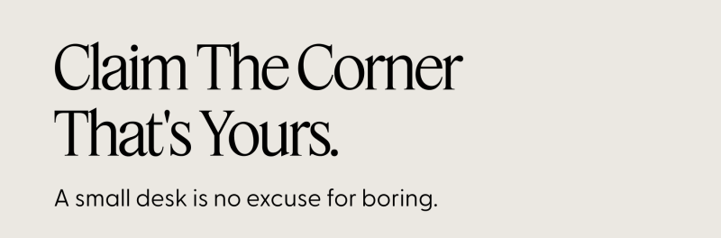 Claim The Corner That's Yours.