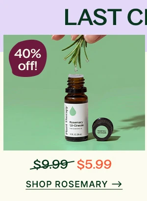 40% Off Rosemary Essential Oil