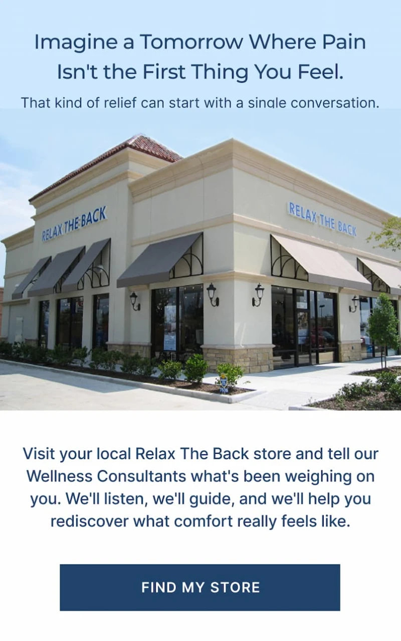 visit a local store and tell our consultants what's been weighing on you visit a local store and tell our consultants what's been weighing on you