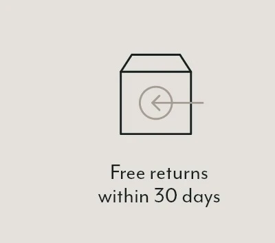 Free returns within 30 days