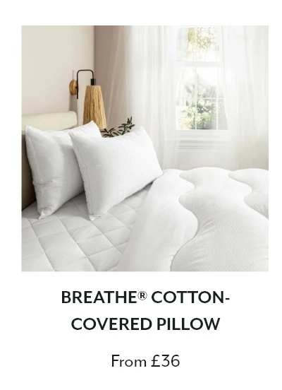 Breathe® Cotton-Covered Pillow