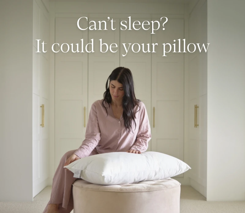 Can’t sleep?  It could be your pillow
