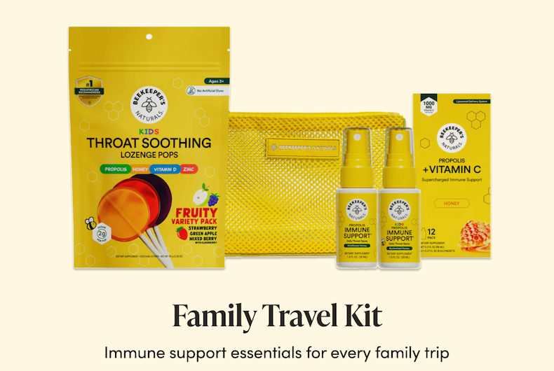Family Travel Kit immune support essentials for every family trip