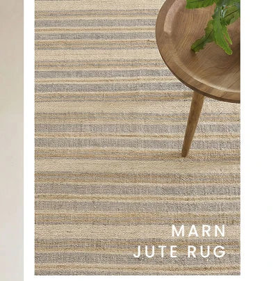 Shop Marn Striped Handmade Jute Rug