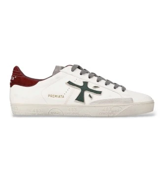 Zapatillas de Piel  Steven blanco