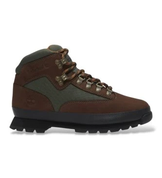 Botas de piel Euro Hiker marrón oscuro