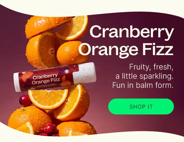 Shop Cranberry Orange Fizz Natural Lip Balm