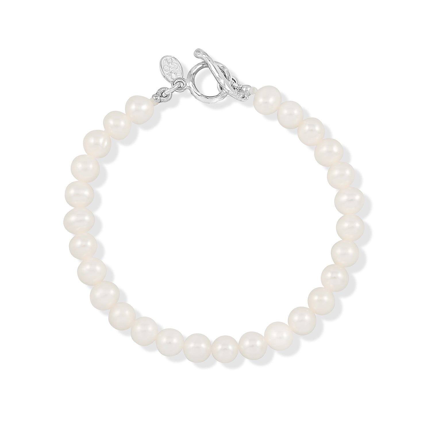 Image of Timeless White Freshwater Pearl Bracelet
