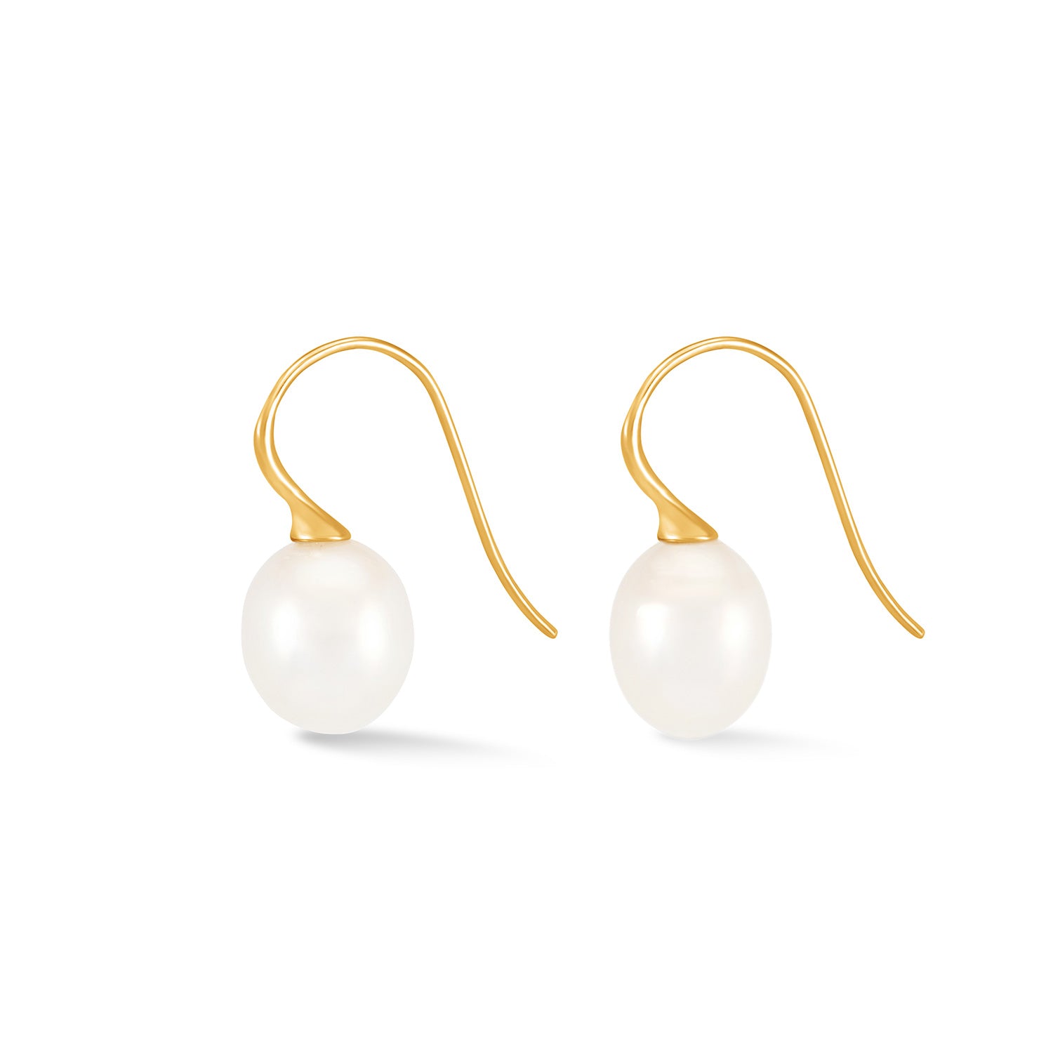 Image of 9k Gold & South Sea Pearl Waterfall Earrings