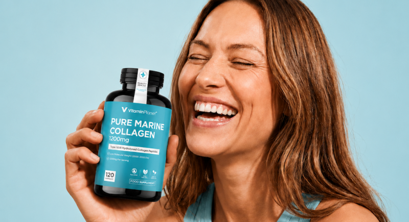 Think collagen is just for skin? Collagen works from within to support skin, hair, nails and joints.
