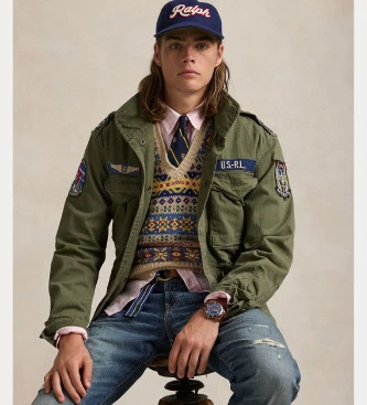 Chaqueta Iconic Field verde