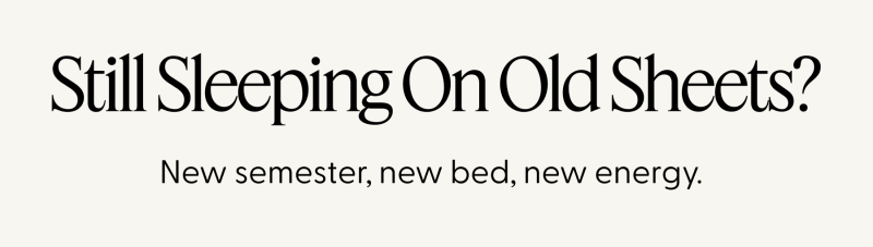 Still Sleeping On Old Sheets?